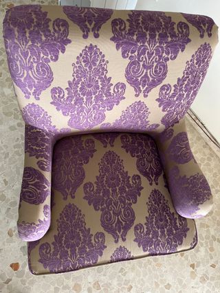 SILLON CLASICO TAPIZADO