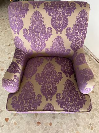 SILLON CLASICO TAPIZADO