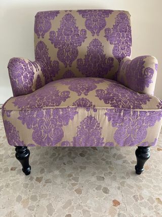 SILLON CLASICO TAPIZADO