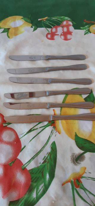 12 coltelli acciaio inox