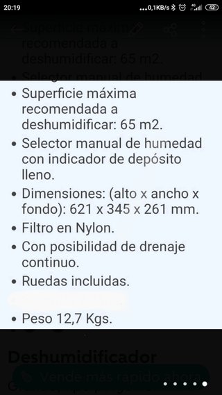 Deshumidificador