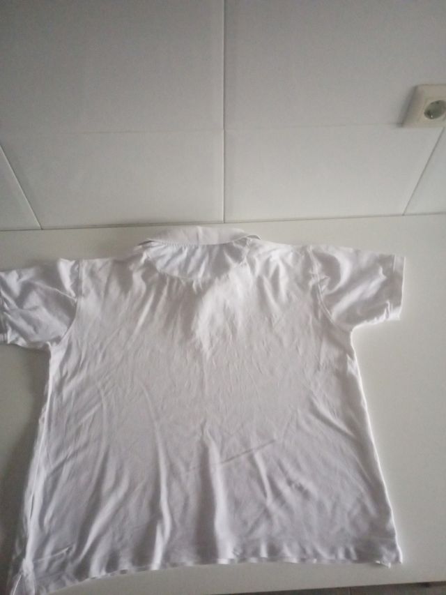 Polo blanco hombre Talla G