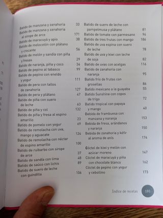 Batidos y zumos energéticos