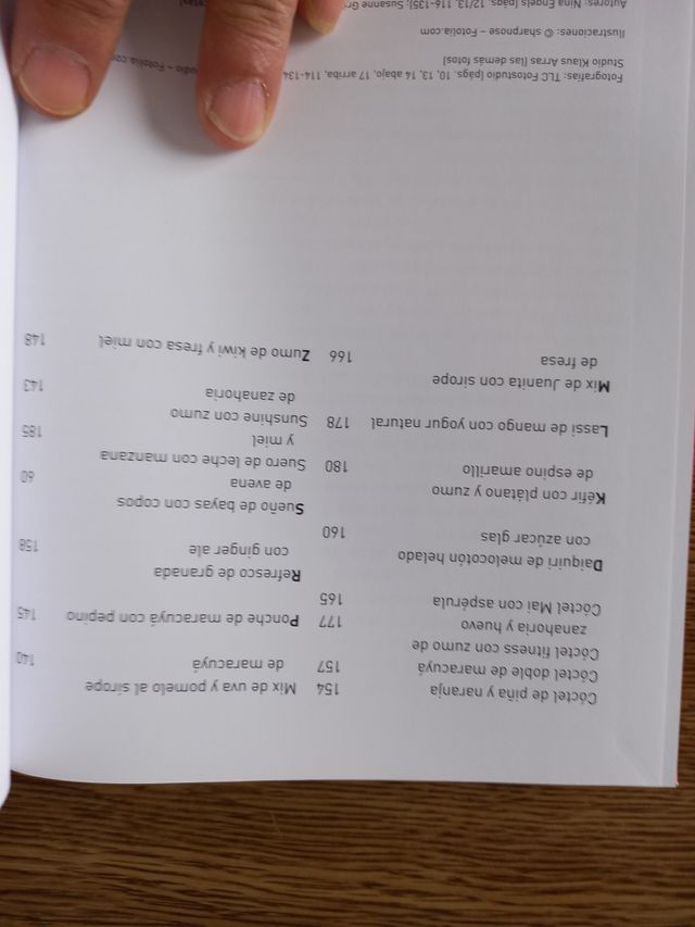 Batidos y zumos energéticos 