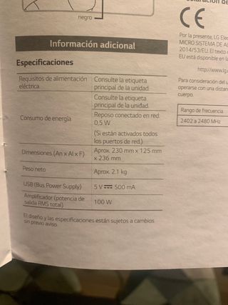 Microcadena LG CM2460