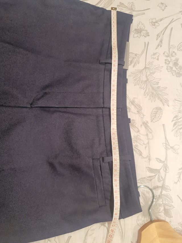 Pantalon camal ancho