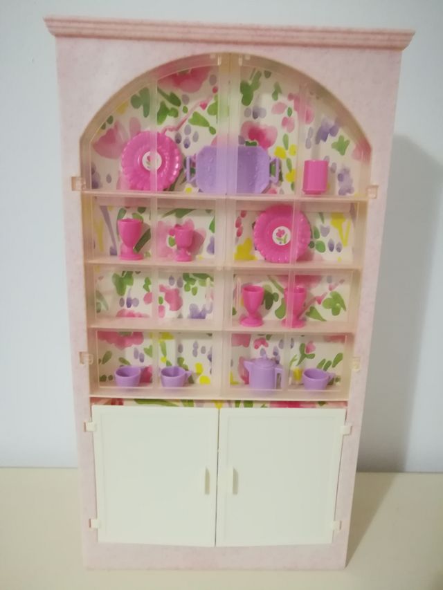 Cocina/vitrina Barbie 2 en 1