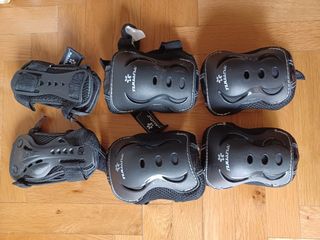 Patines paralelo blancos