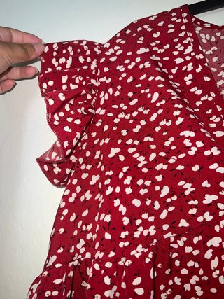 Espectacular top estampado de SHEIN