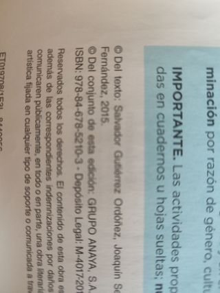 Libro 3 ESO Lengua y Literatura