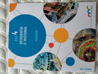 Libro de Geografía e Historia 4º ESO ANAYA