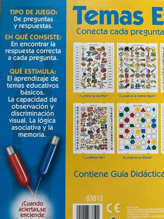 Juguete Lectron Diset 4 a 7 años Temas Educativos