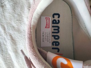 Camper zapatillas T.38 rosa pálido impecables