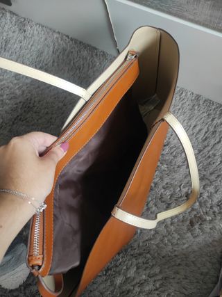 Bolso abierto (bolsa interior dentro)