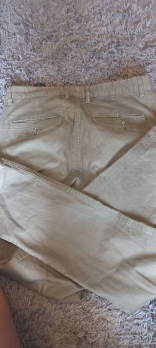 Pantalon largo verde h&m