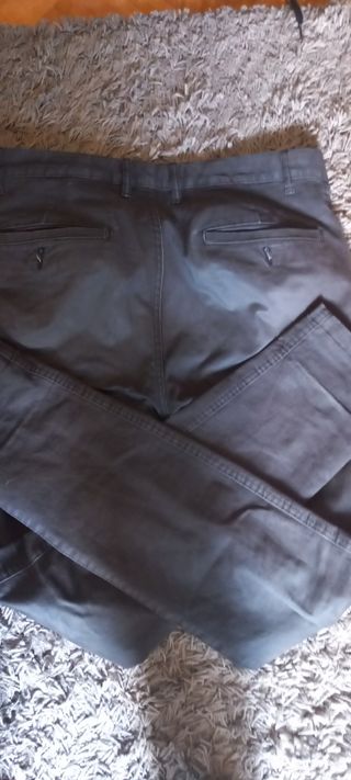 Pantalon largo h&m azul marino