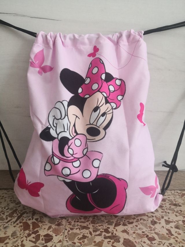 Mochila Minnie mouse rosa 