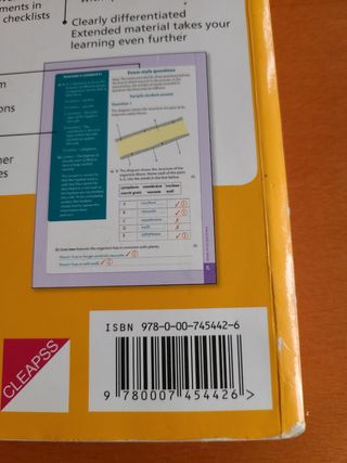 Libro inglés Biología Collins