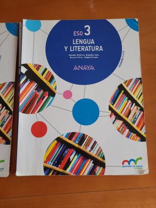 Libros Lengua y Literatura 3 ESO