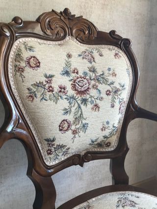 Pareja de butacas estilo francés Luis XV