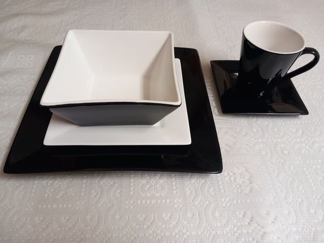 Vajilla de porcelana 67 piezas