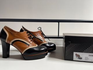 Zapato tacón alto marrón Fratelli Rossetti