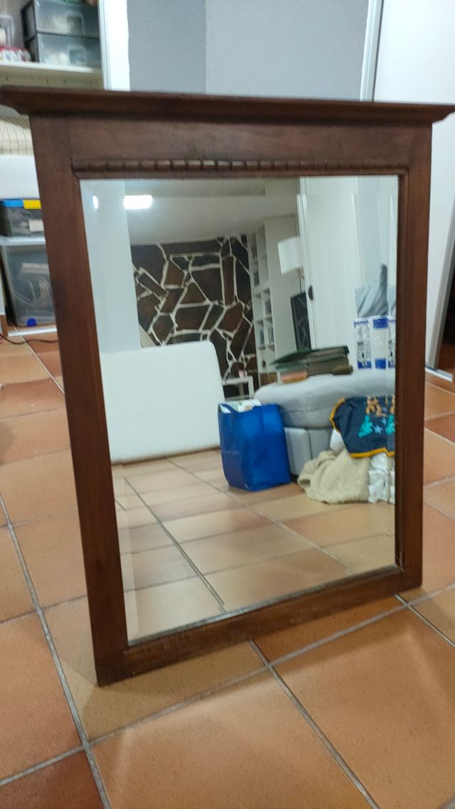 Espejo,marco madera