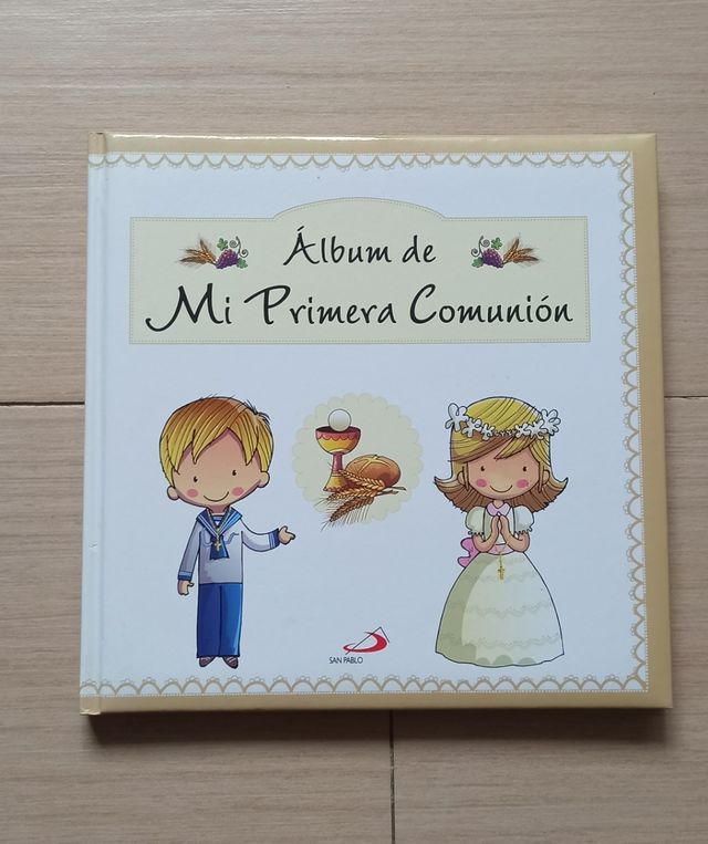 Libro recuerdo primera comunión