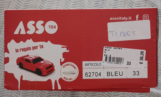 Scarpe bambino taglia 33