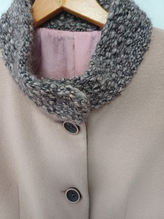 CHAQUETÓN EN ROSA PALO 