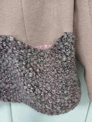 CHAQUETÓN EN ROSA PALO 
