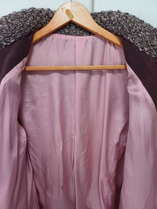 CHAQUETÓN EN ROSA PALO 