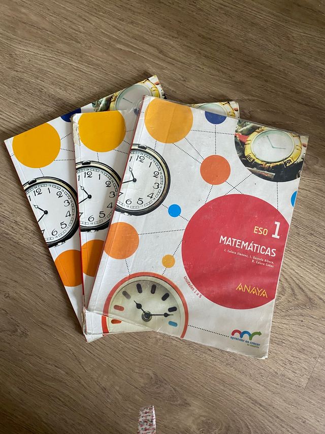 Libros texto MATEMÁTICAS 1° ESO