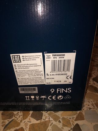 Radiador de aceite de delonghi TRRS0920C