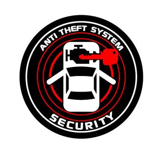 Autocolantes de Alarme para Vidro Carro Pegatinas