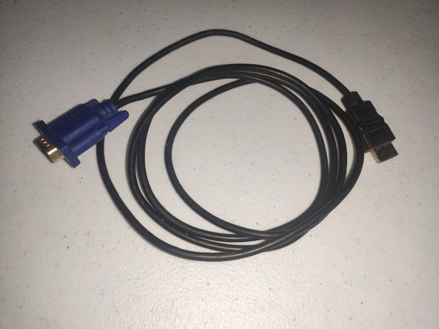 Cabo HDMI- VGA sem controlador
