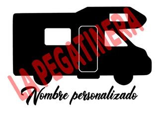 Pegatina autocaravana personalizada