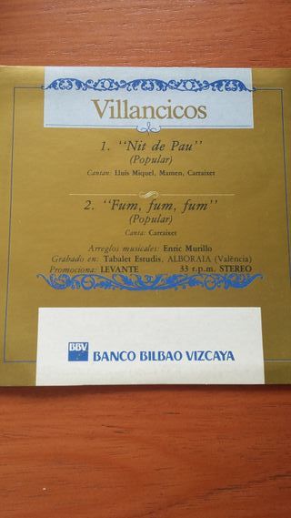 Disco villancicos BBVA