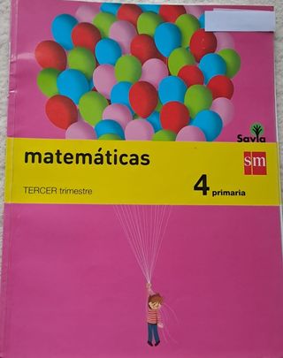 Libros de Matemáticas de 4° de Primaria SM Savia