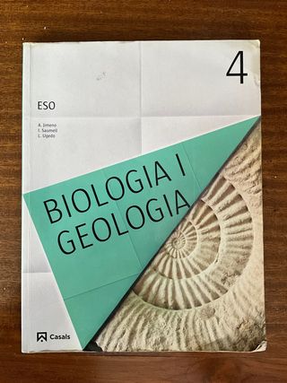 Libro de Biologia y Geologia 4ESO