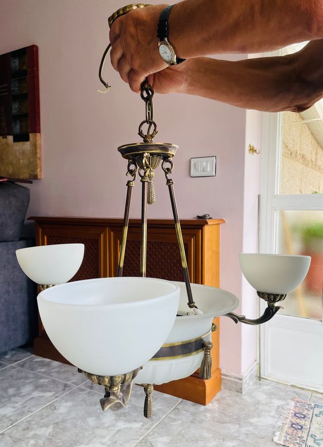 Lámpara vintage impecable