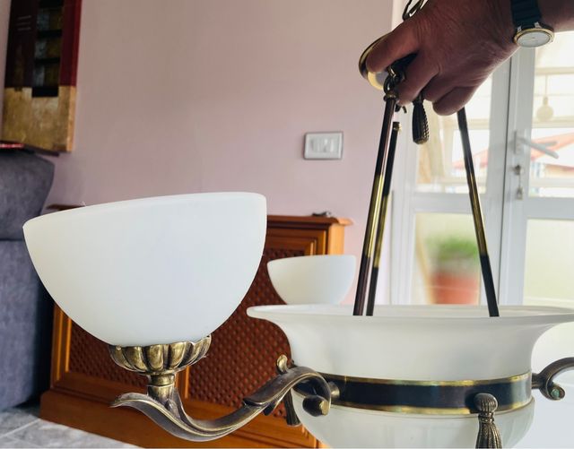 Lámpara vintage impecable