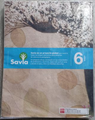 Libro lengua 6 primaria Savia SM
