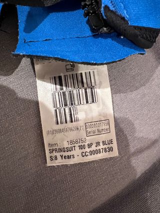 Traje Neopreno niño Tribord 8 años