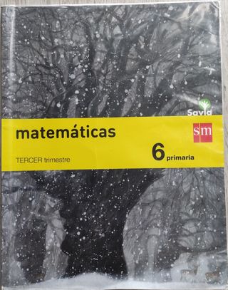 Libro matemáticas 6 primaria Savia SM