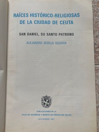 Raíces histórico-religiosas de la ciudad de Ceuta