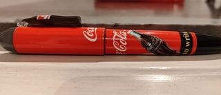 Bolígrafos vintage Coca Cola años 90 y caja.