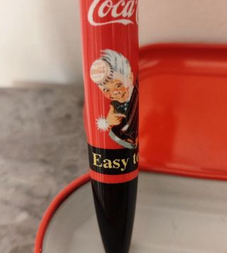 Bolígrafos vintage Coca Cola años 90 y caja.