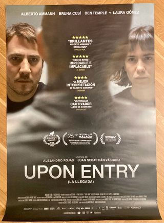 poster Cine Upon entry. 