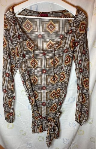 camisa estampada transparente 